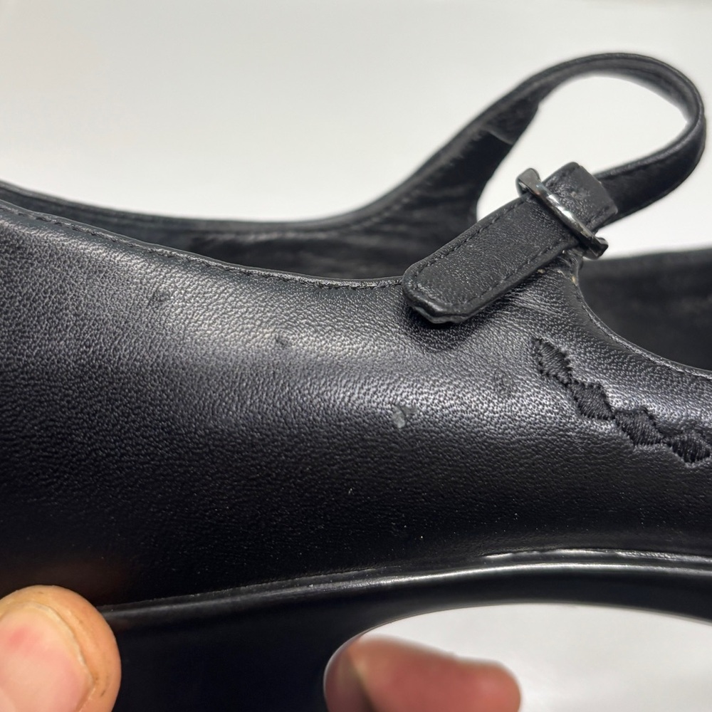 Dansko Black Mary Jane Heels Leather Comfort Pumps Women’s 41 - Picture 12 of 12